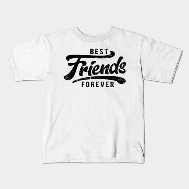 Best friends forever - BFF Best Friends Forever Kids T-Shirt by Panda Pope